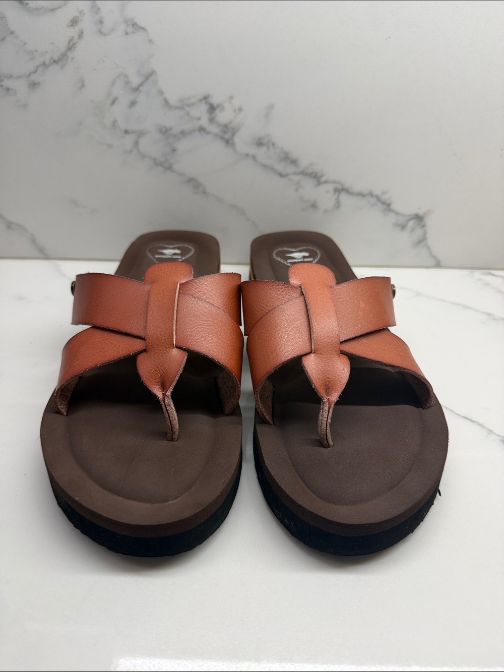Women's Brown Sandal - Comfortable Summer Flip-Flop